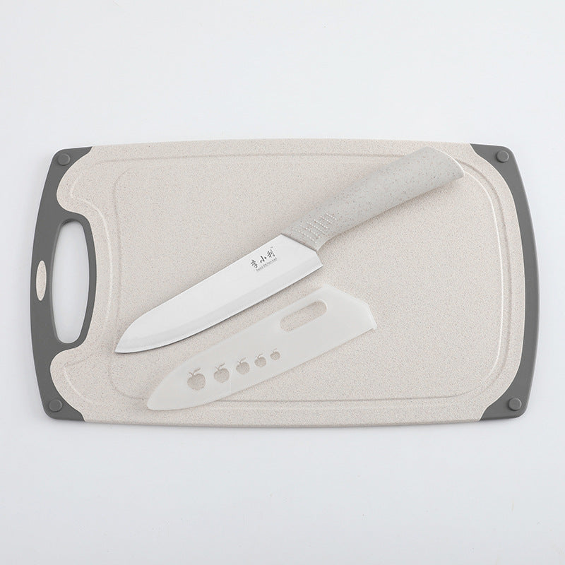 Stainless Steel Kitchen Knife Set with Covers