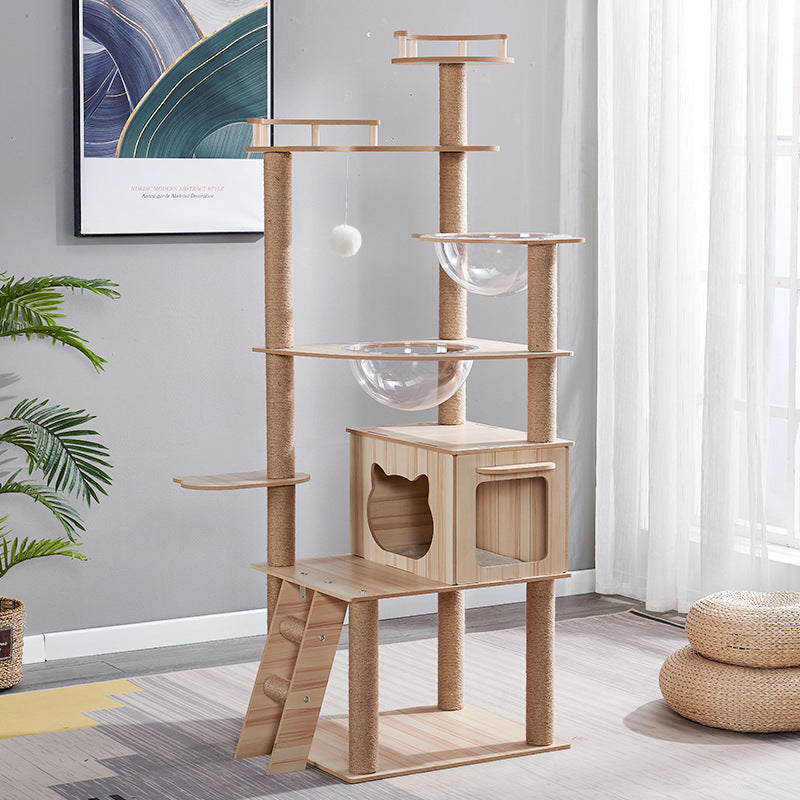 Plush Cat Tree with Nest