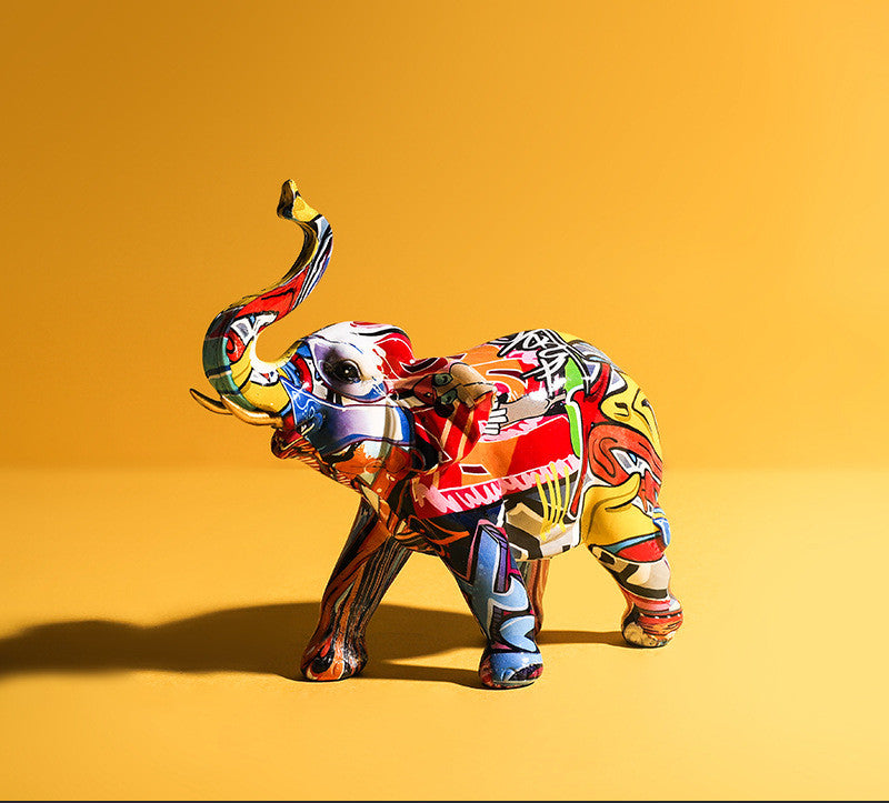 Resin Elephant Figurine