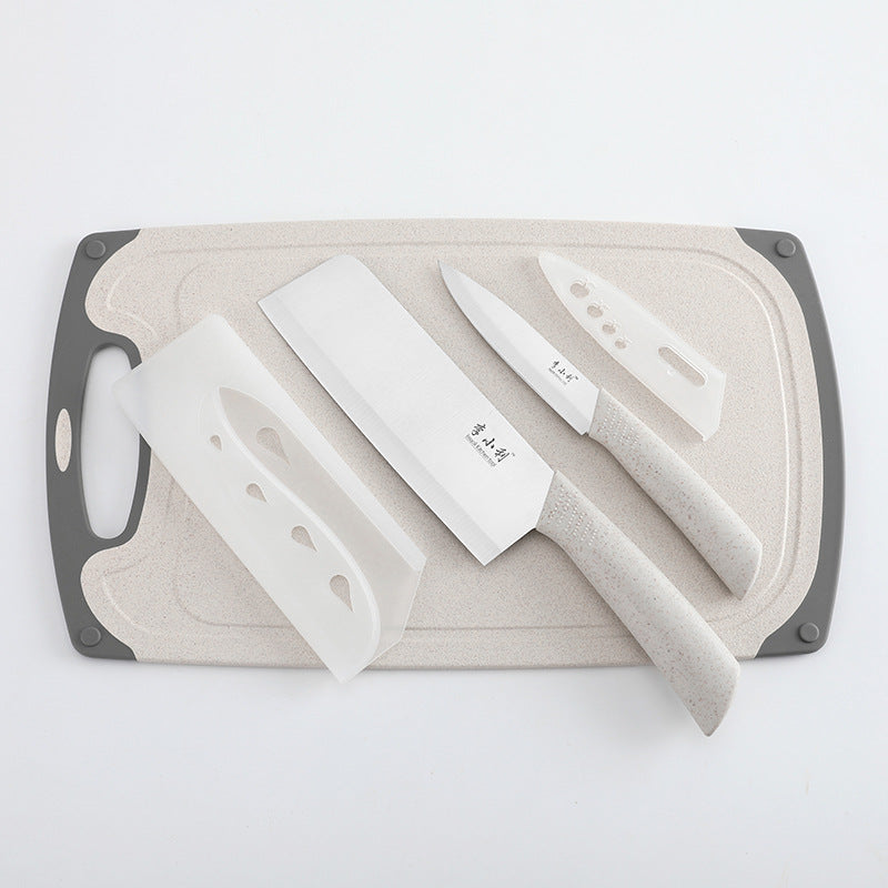 Stainless Steel Kitchen Knife Set with Covers
