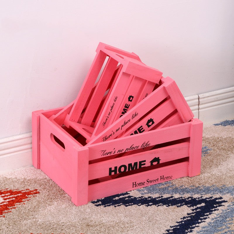 Vintage Wooden Storage Boxes