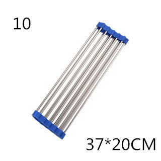 Roll-Up Stainless Steel Over-the-Sink Drying Rack
