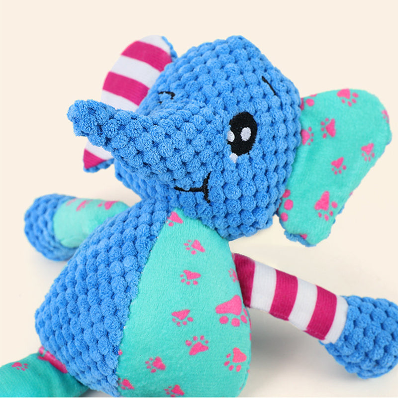 Squeaky Crinkle Plush Dog Toy