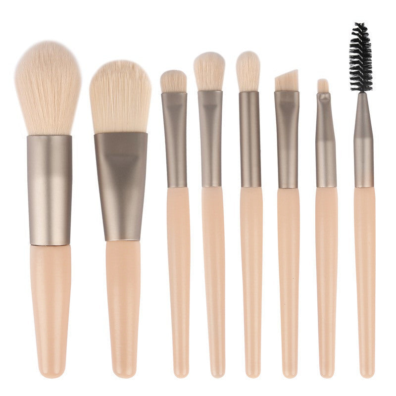 8-Piece Morandi Makeup Brush Set