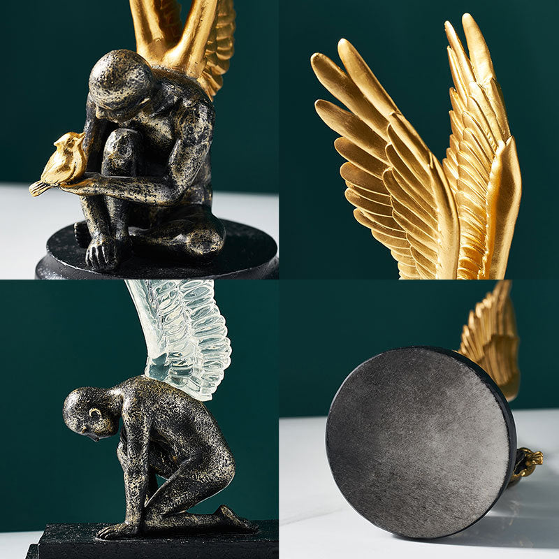 Winged Angel Resin Figurine