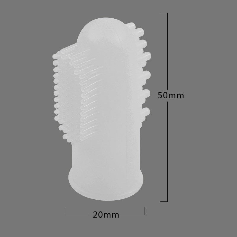 Silicone Finger Toothbrush for Dogs and Cats