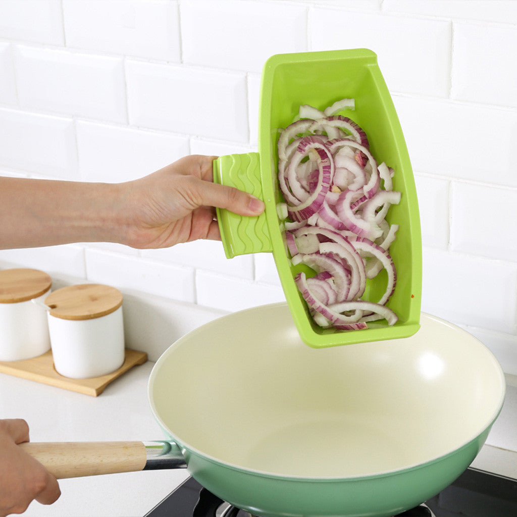 3-in-1 Cutting Board with Drain Basket