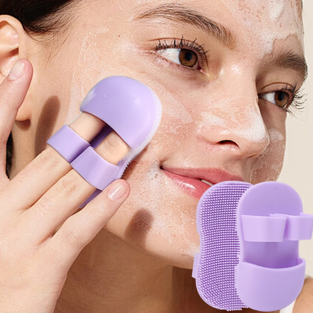 Silicone Finger Face Scrubbers, 2 Pack