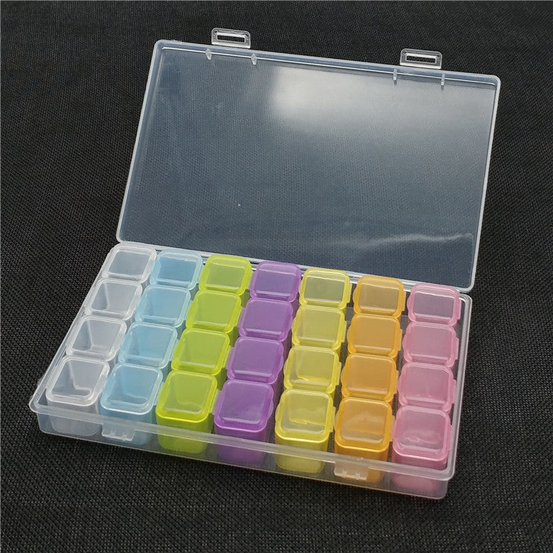 28-Compartment Bead and Rhinestone Organizer
