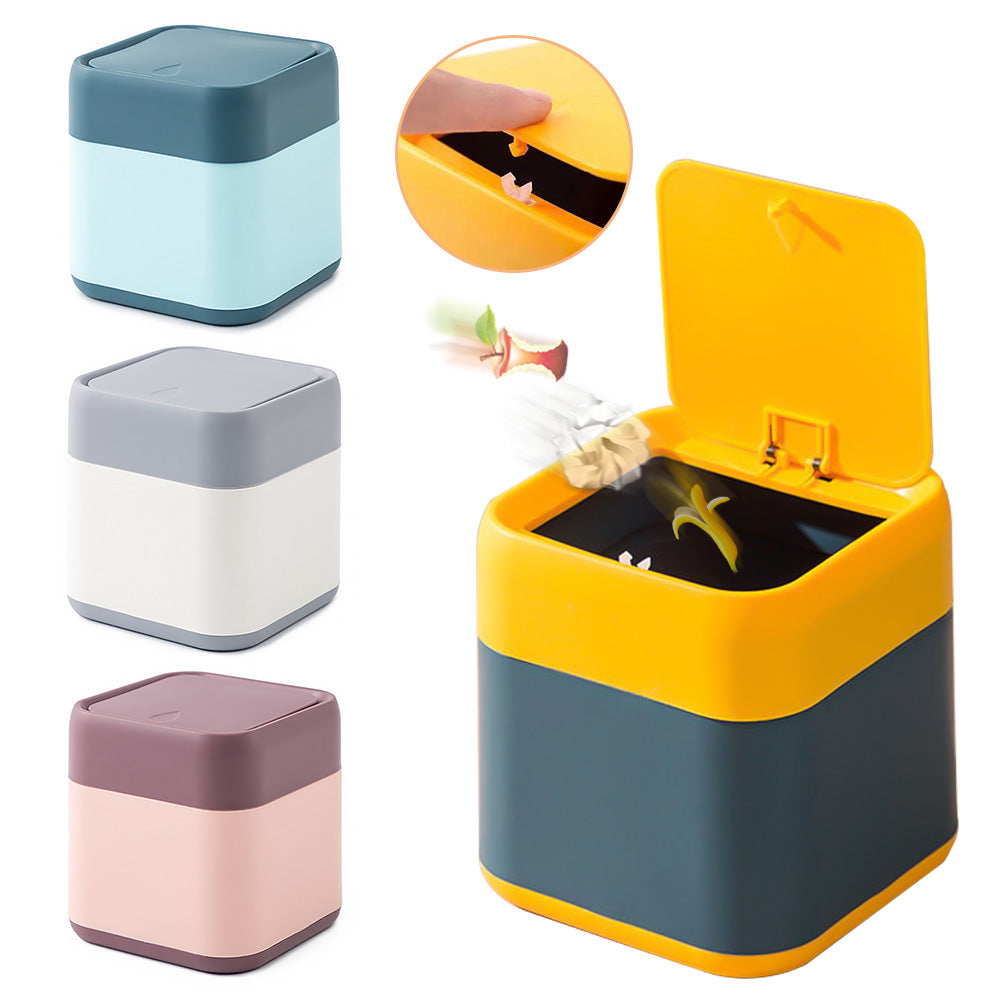 Mini Push-Lid Storage Bins