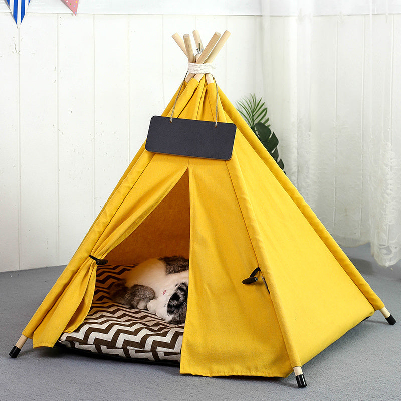 Pet Teepee Tent with Cushion