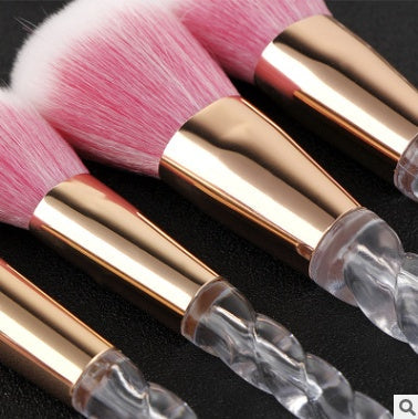 Crystal Spiral Makeup Brush Set
