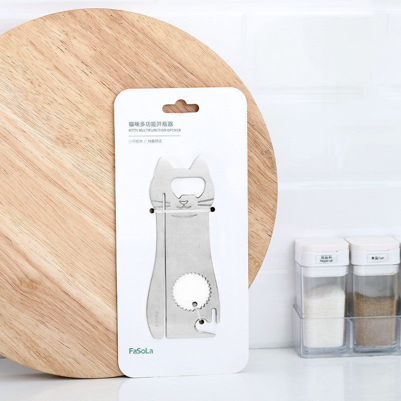 Stainless Steel Multi-Tool Corkscrew