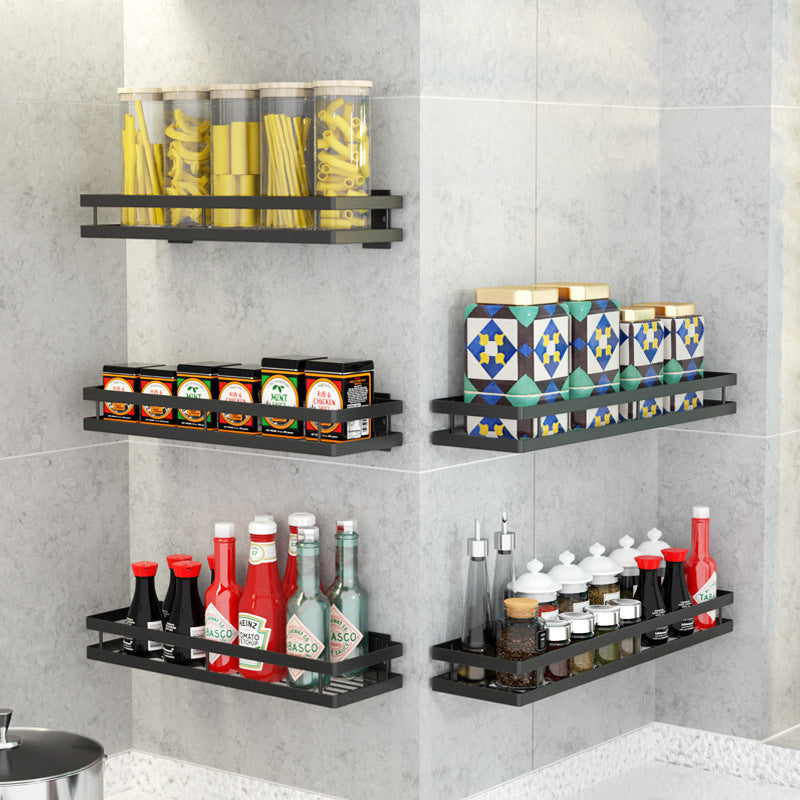 Wall-Mounted Spice Rack Basket
