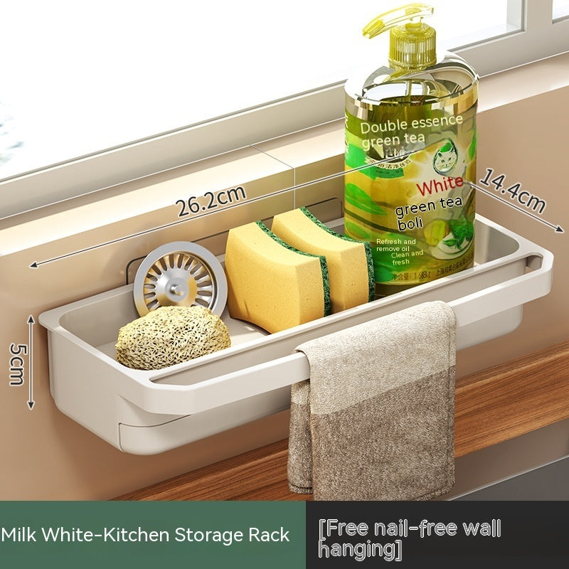 Over-the-Sink Dishcloth and Sponge Rack