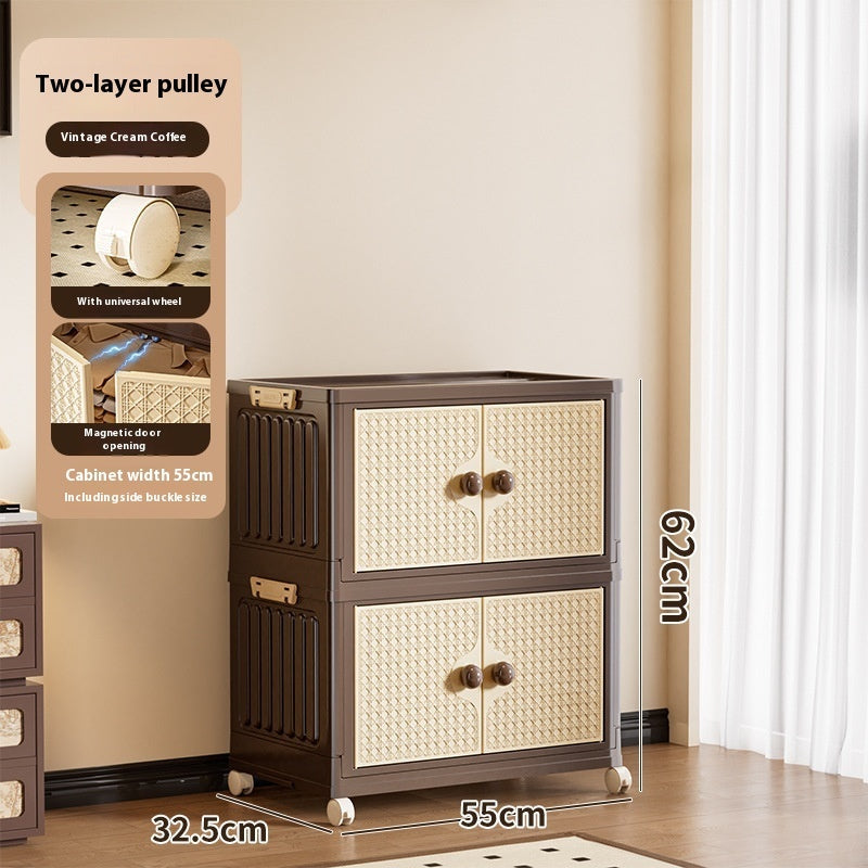 Foldable Plastic Storage Cabinet