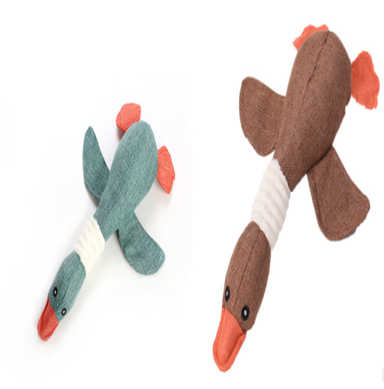 Squeaky Plush Dog Toy