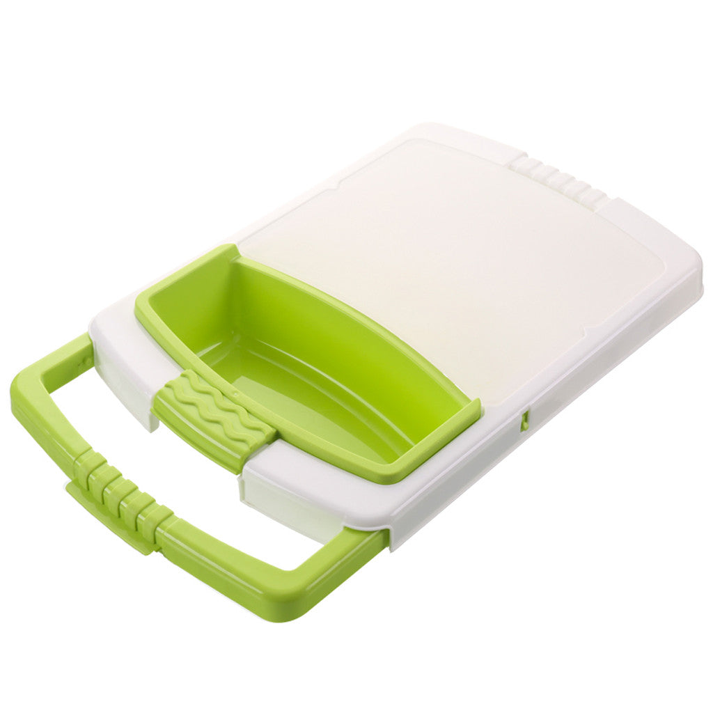 3-in-1 Cutting Board with Drain Basket