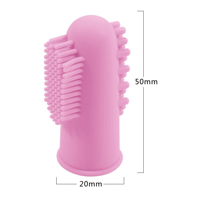 Silicone Finger Toothbrush for Dogs and Cats