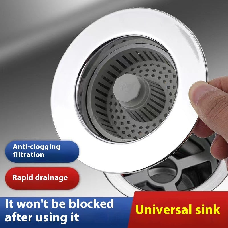 Stainless Steel Pop-Up Sink Strainer