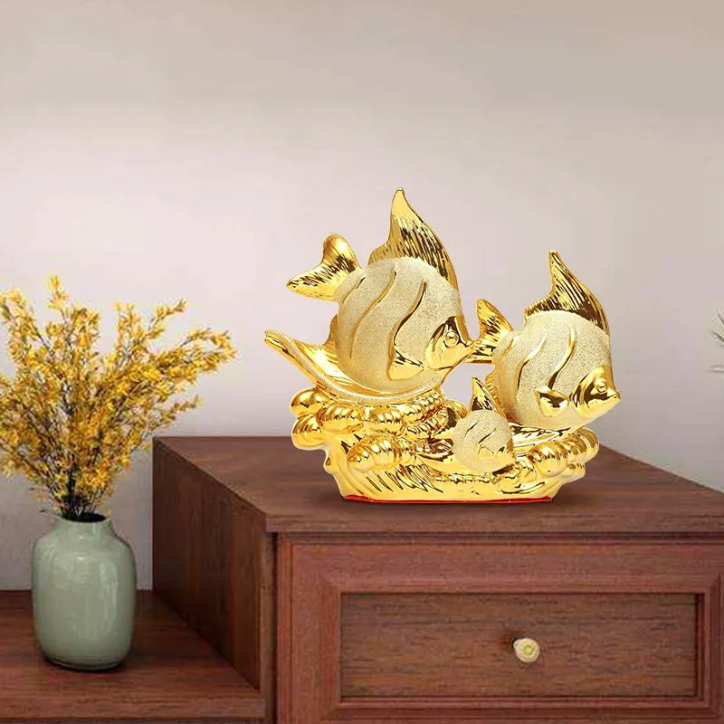 Handmade Ceramic Fish Sculpture
