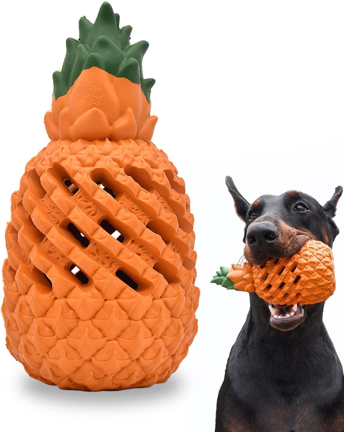 Pineapple Rubber Chew Toy for Dogs