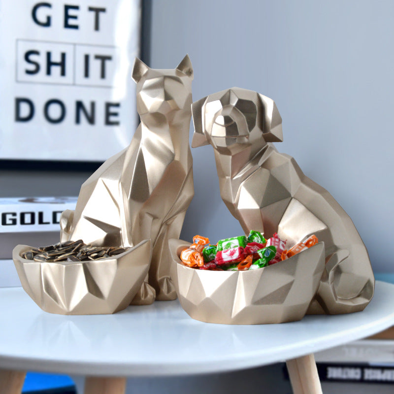 Nordic Lucky Dog or Cat Figurine