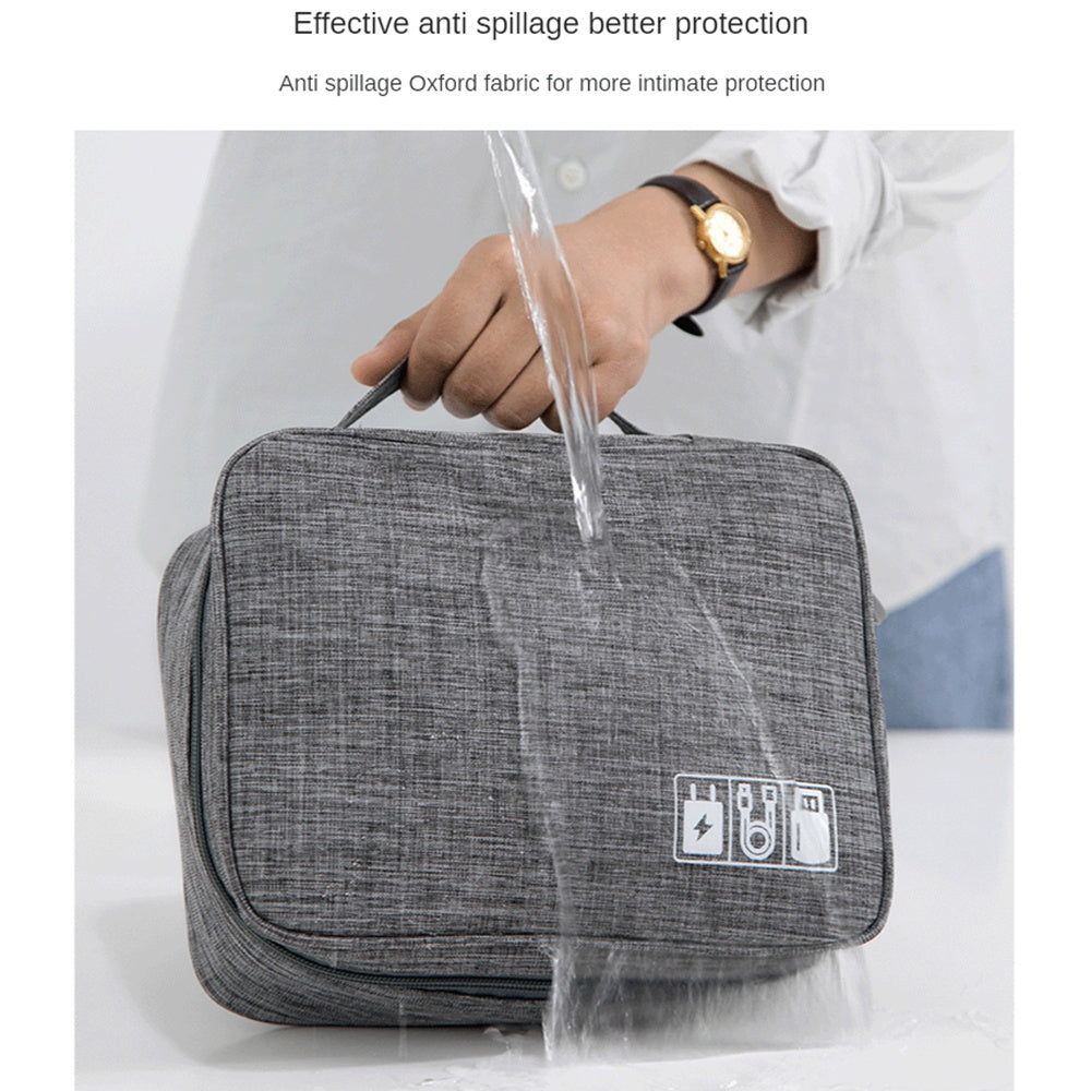 Electronics Travel Case with Adjustable Dividers