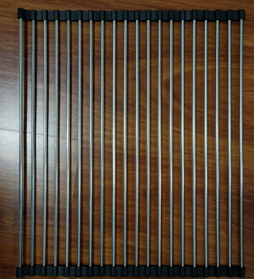 Roll-Up Stainless Steel Over-the-Sink Drying Rack