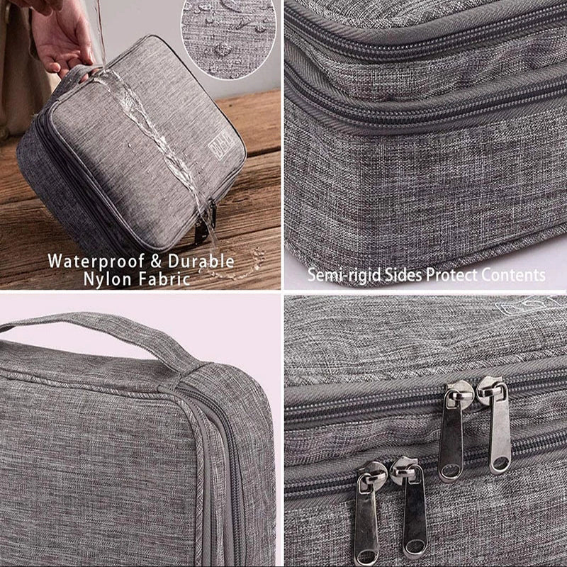 Double-Layer Electronics Organizer Bag