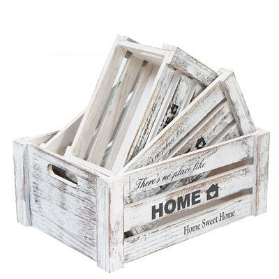 Vintage Wooden Storage Boxes