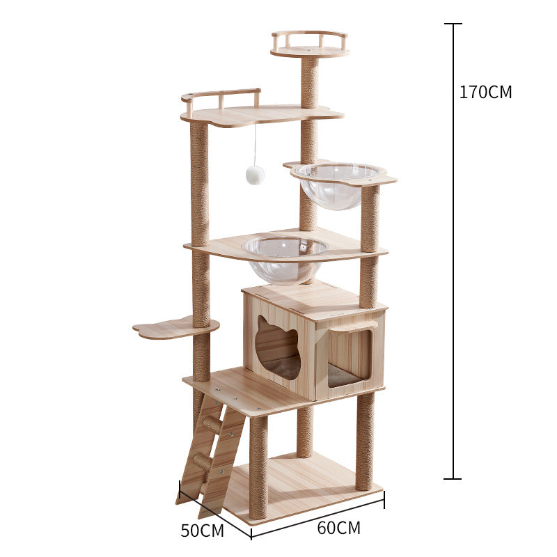 Plush Cat Tree with Nest