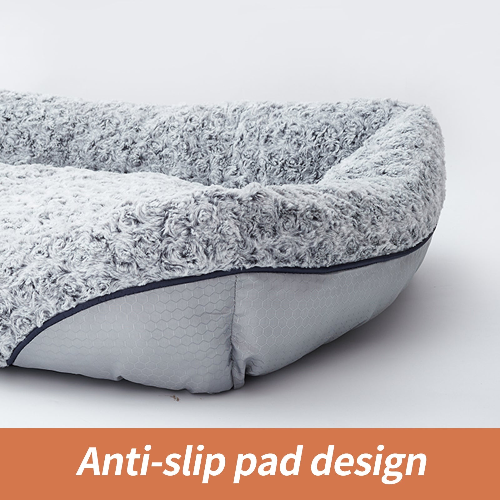 Swirl Velvet Pet Sofa Bed