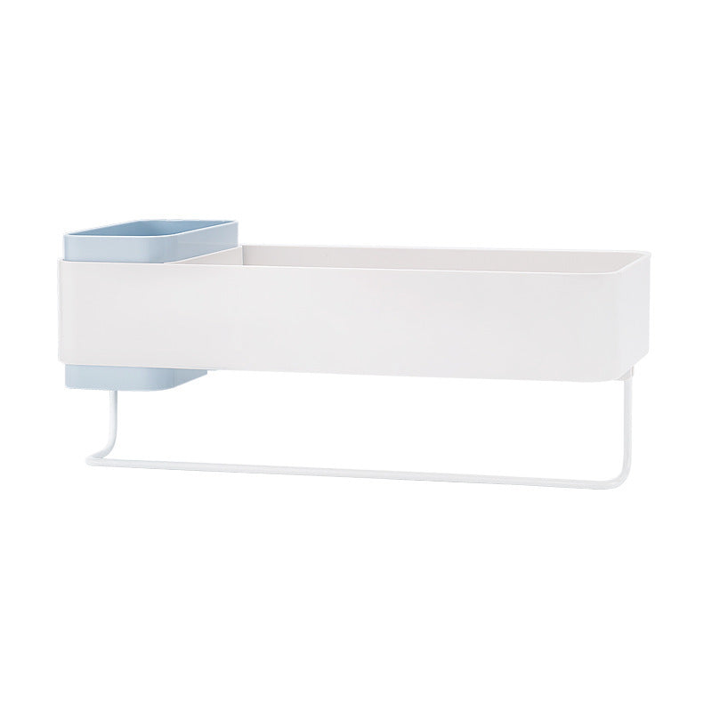 2-Tier Wall-Mounted Bathroom Storage Rack