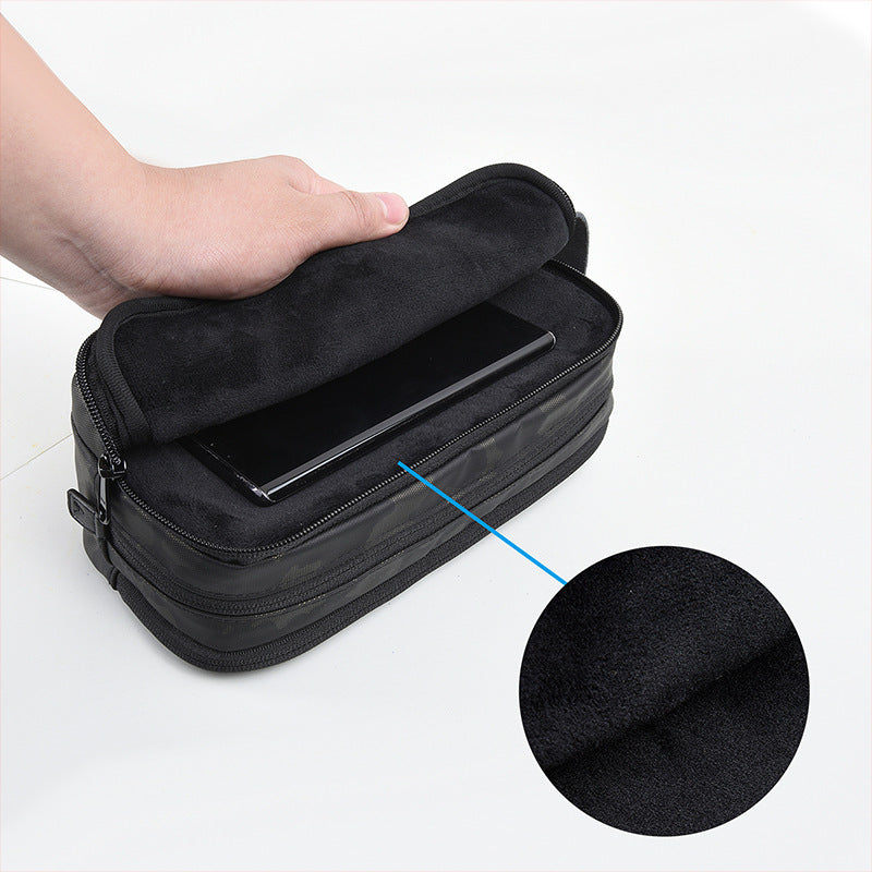 Leather Travel Document and Gadget Bag