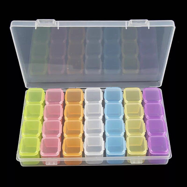 28-Compartment Bead and Rhinestone Organizer