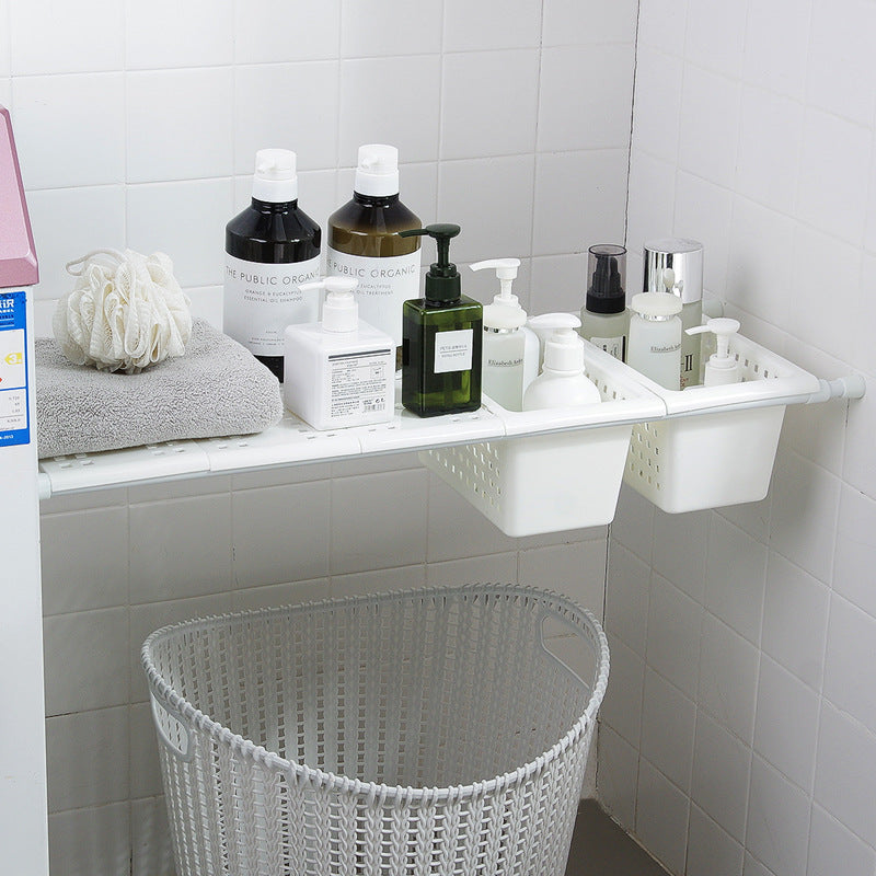 Expandable Under-Sink Shelf with Baskets