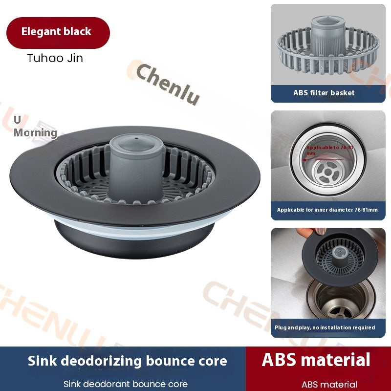 Stainless Steel Pop-Up Sink Strainer