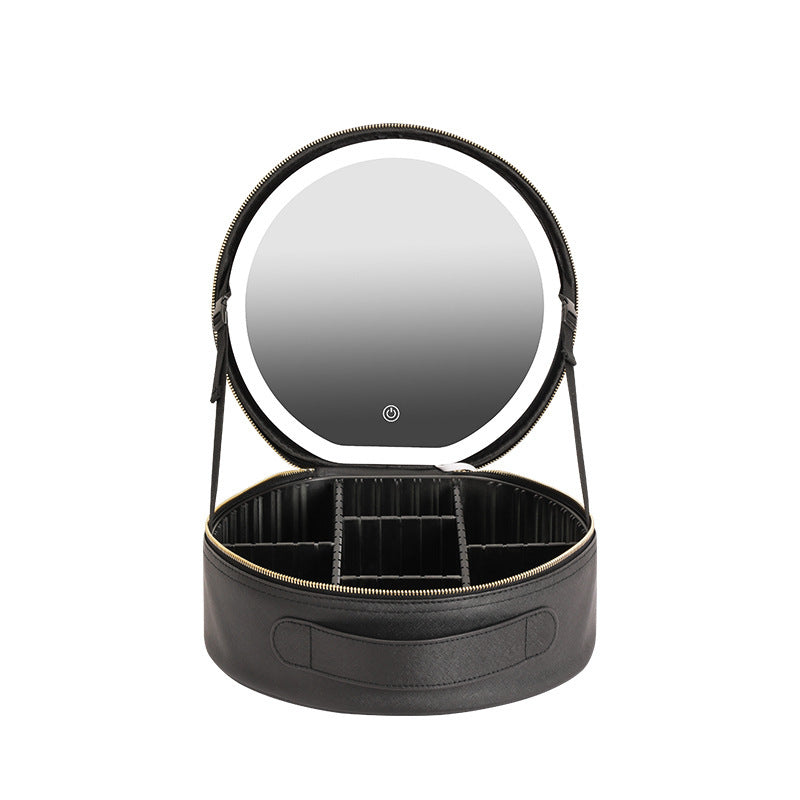 LED Mirror Makeup Bag