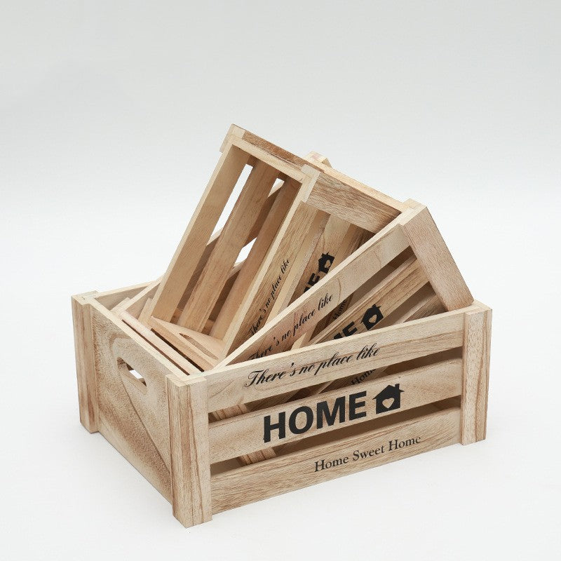 Vintage Wooden Storage Boxes