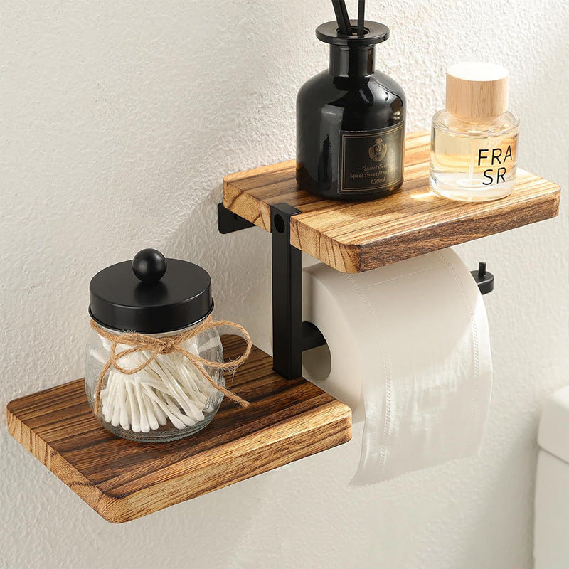 3-Tier Bamboo Toilet Paper Stand