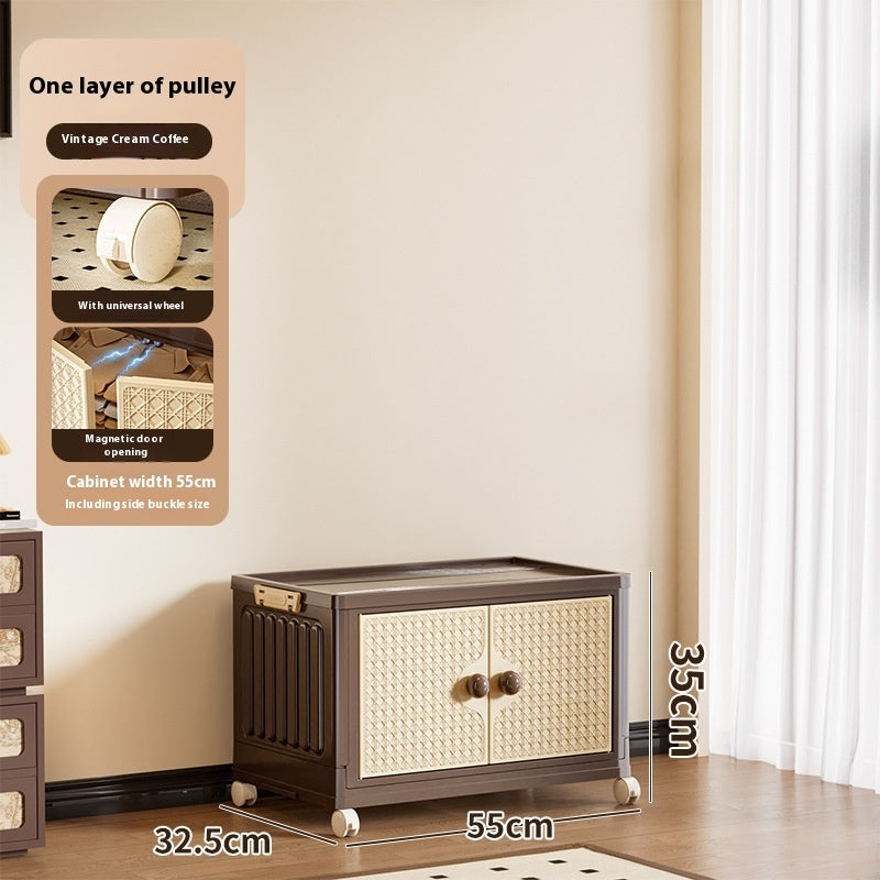 Foldable Plastic Storage Cabinet