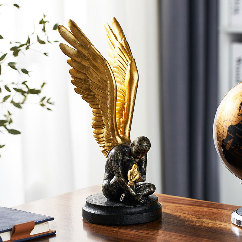 Winged Angel Resin Figurine