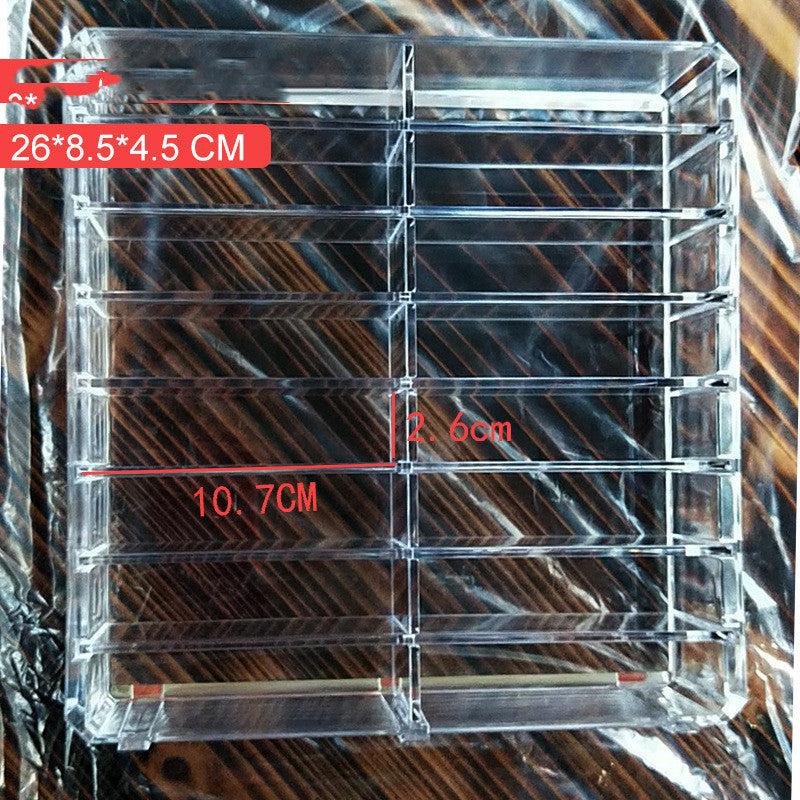 Clear Makeup Palette Organizer with Dividers