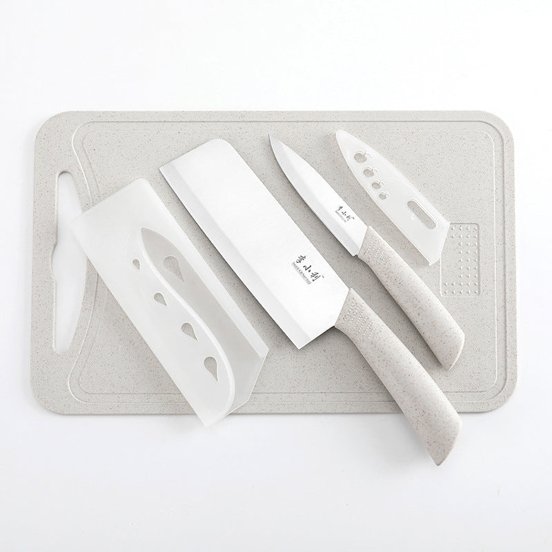 Stainless Steel Kitchen Knife Set with Covers