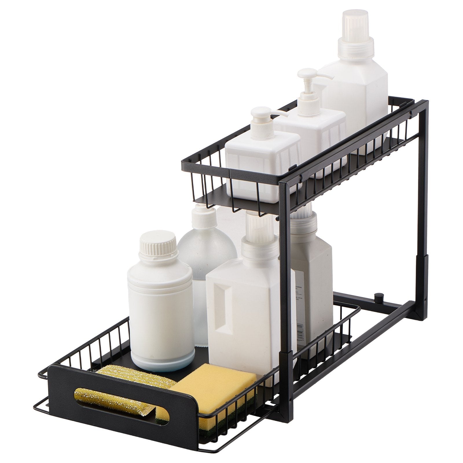 2-Tier Pull-Out Under-Sink Cabinet Organizer