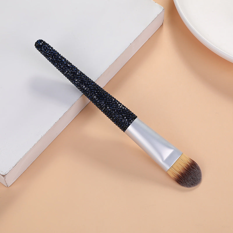 Crystal-Handle Makeup Brushes