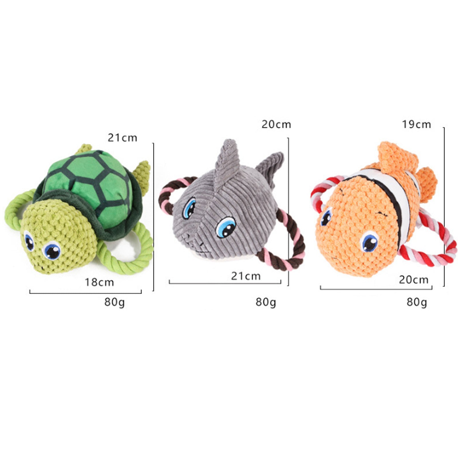 Turtle Rope Knot Dog Toy