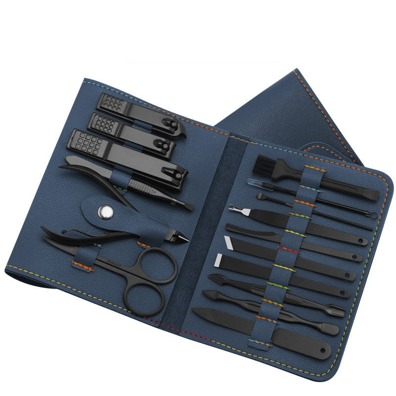 16-Piece Manicure and Pedicure Set with Case